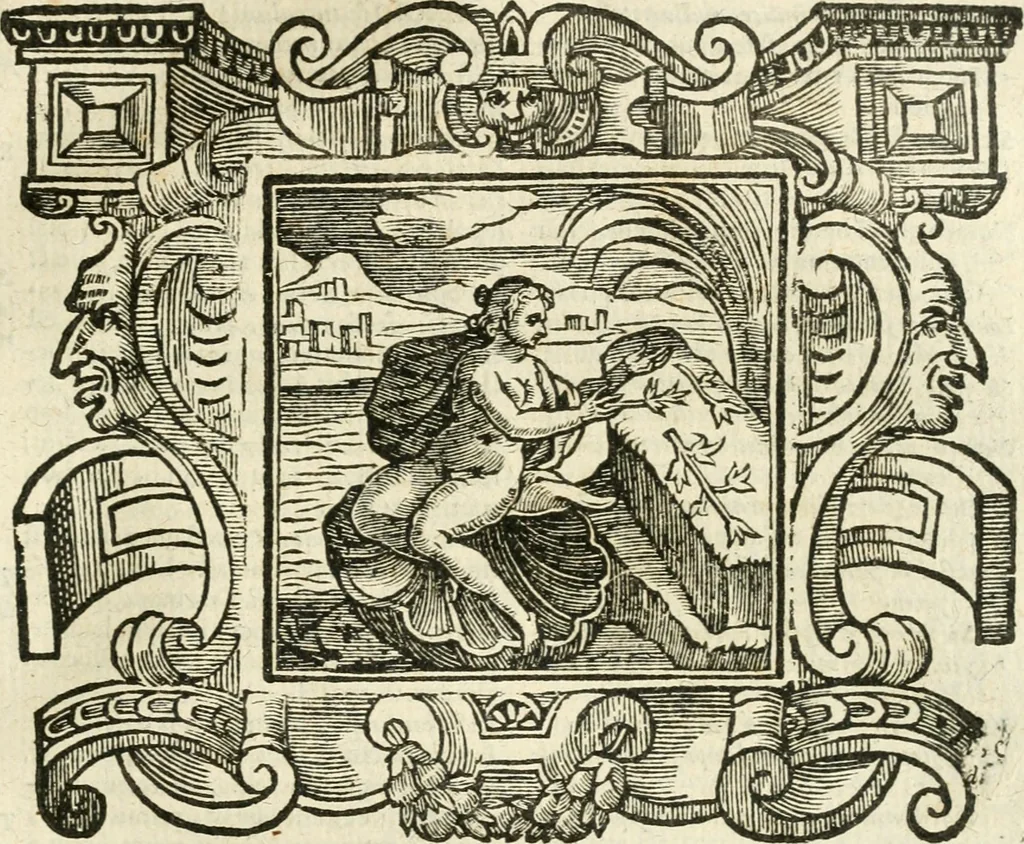 An illustration from Emblemata, 1661, leaf 664