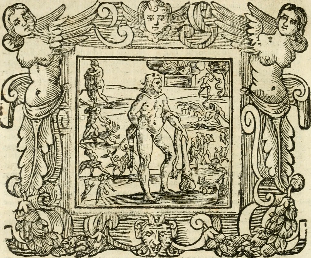 An illustration from Emblemata, 1661, leaf 675