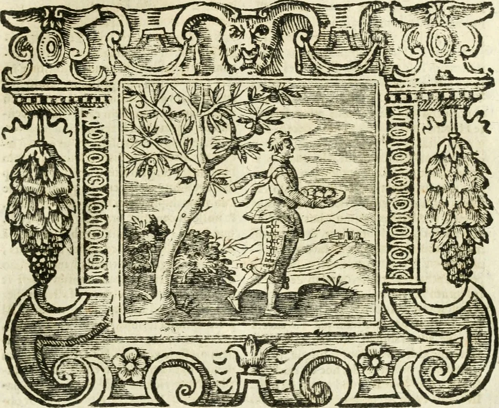 An illustration from Emblemata, 1661, leaf 694