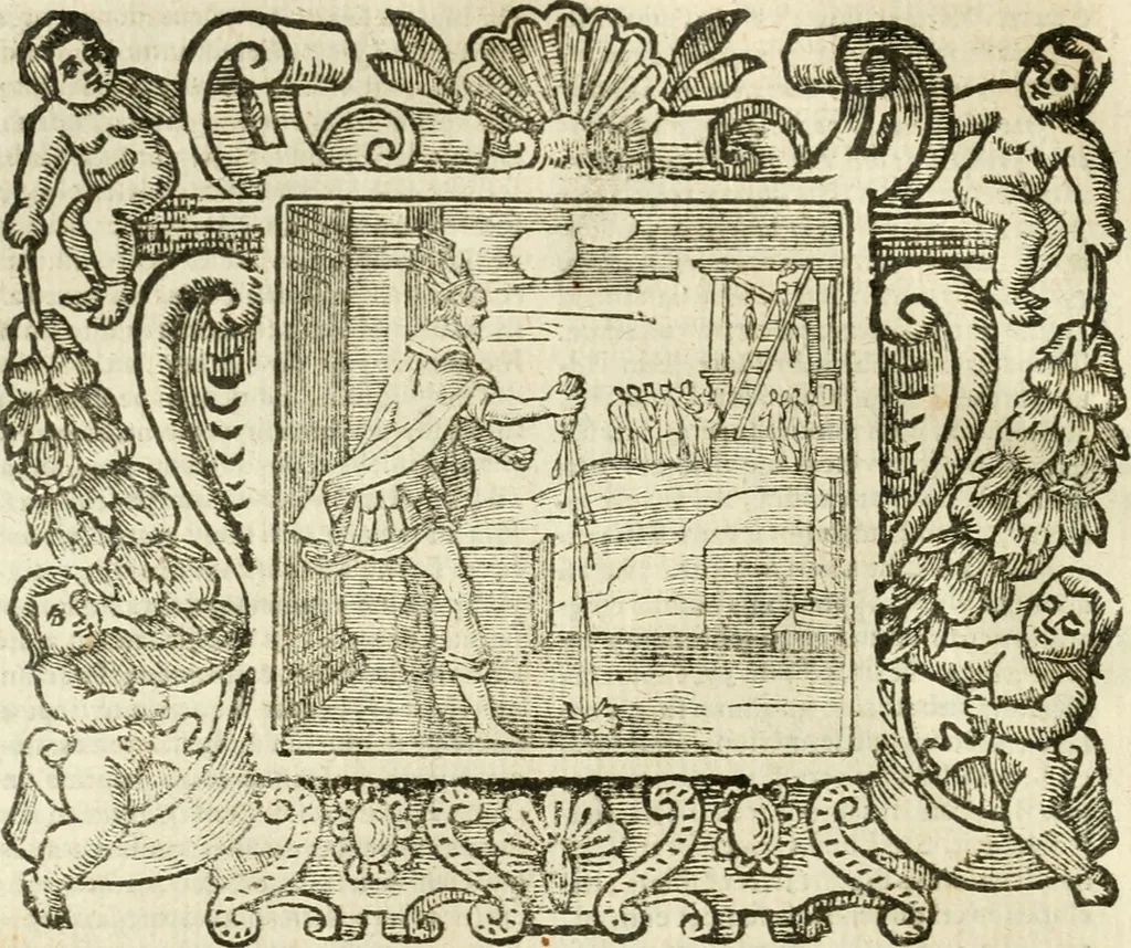An illustration from Emblemata, 1661, leaf 713