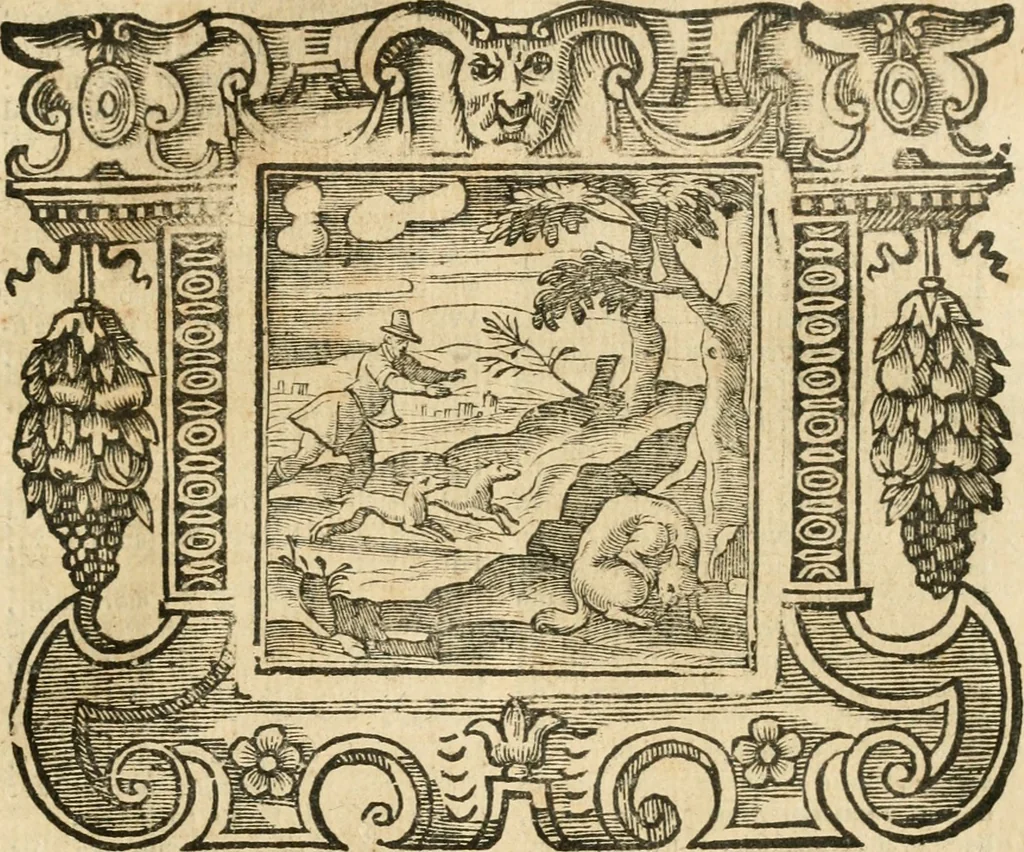 An illustration from Emblemata, 1661, leaf 734