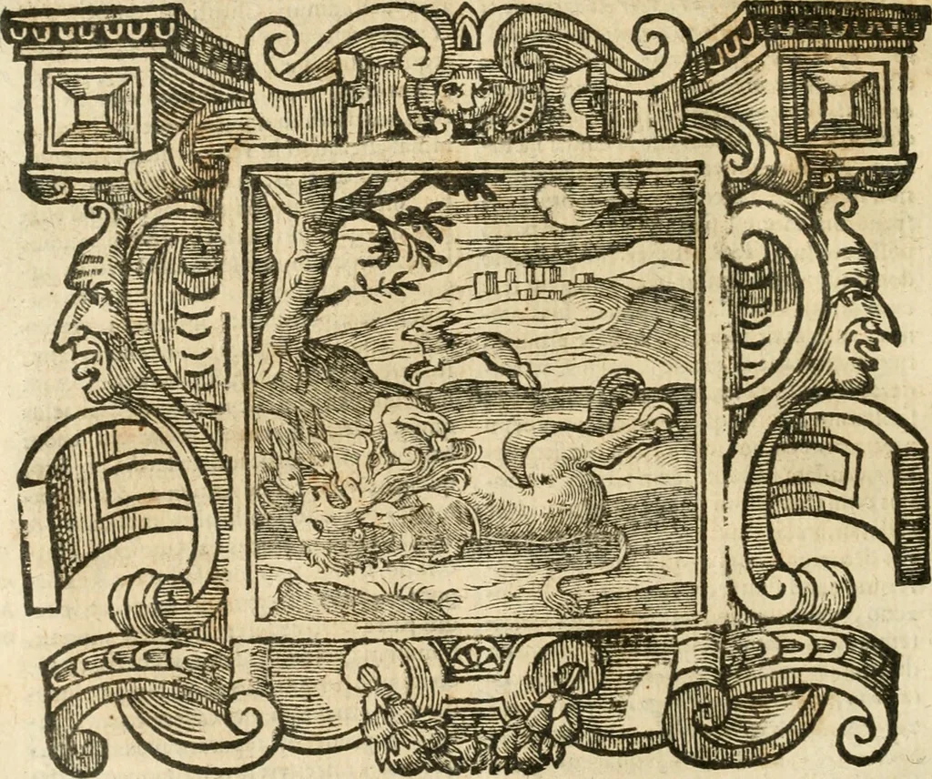 An illustration from Emblemata, 1661, leaf 737