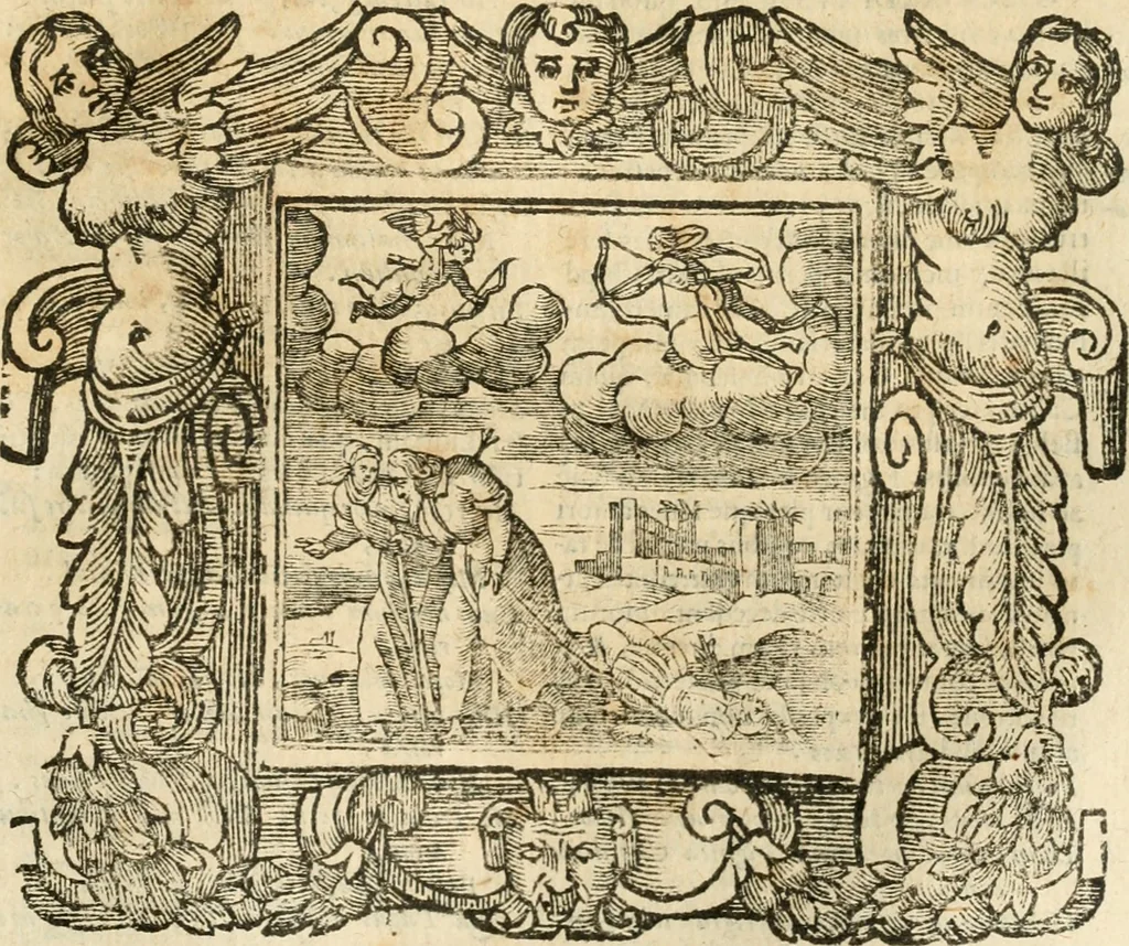 An illustration from Emblemata, 1661, leaf 740