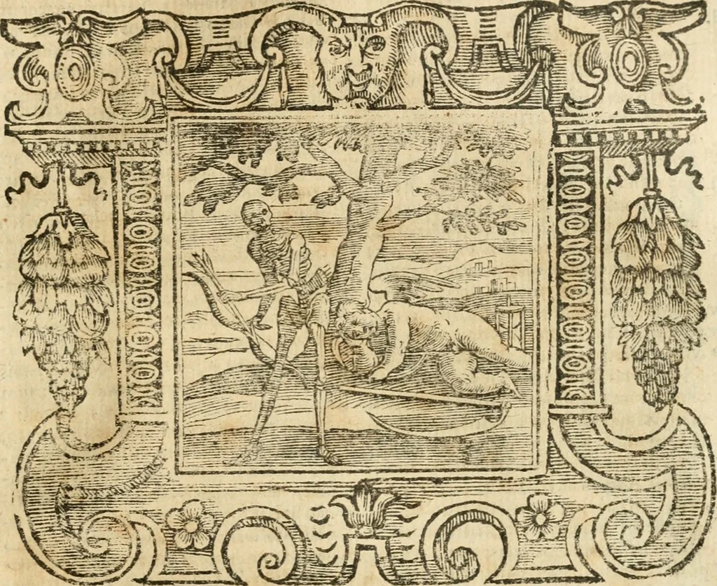 An illustration from Emblemata, 1661, leaf 744
