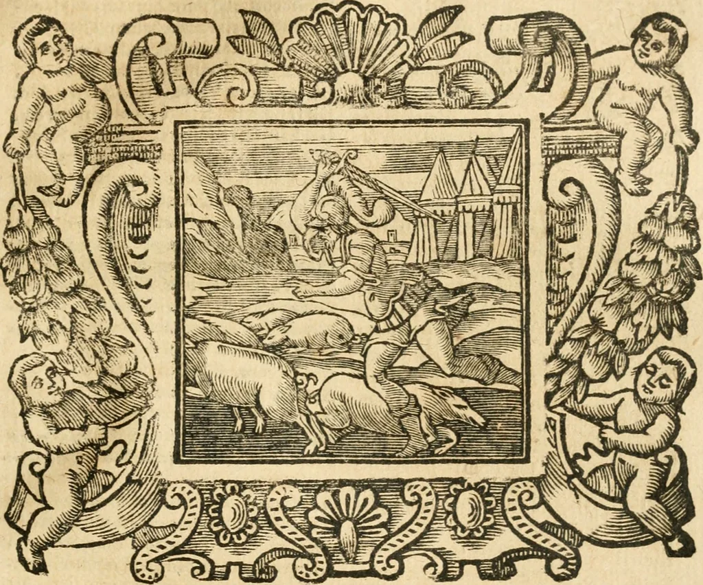 An illustration from Emblemata, 1661, leaf 814