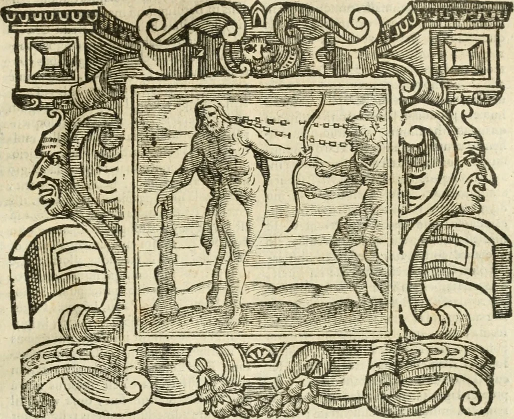 An illustration from Emblemata, 1661, leaf 834