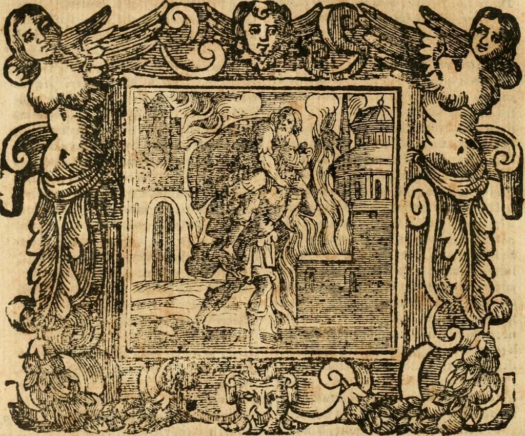 An illustration from Emblemata, 1661, leaf 911