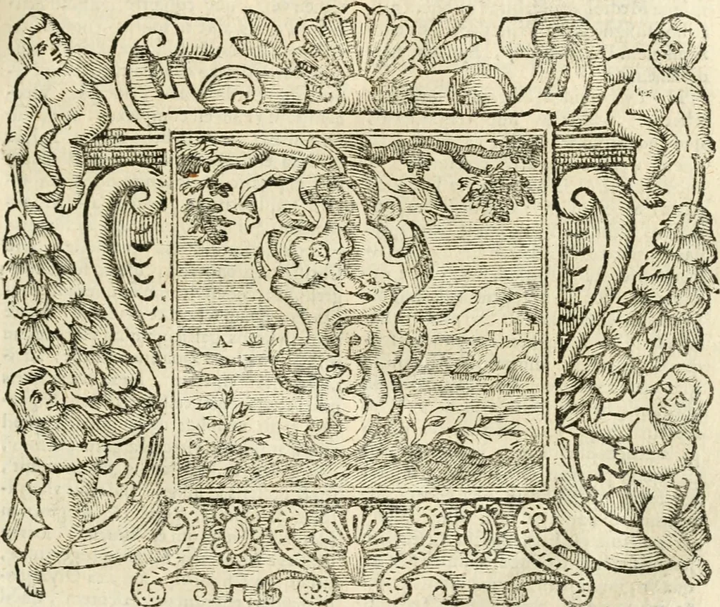 An illustration from Emblemata, 1661, leaf 92