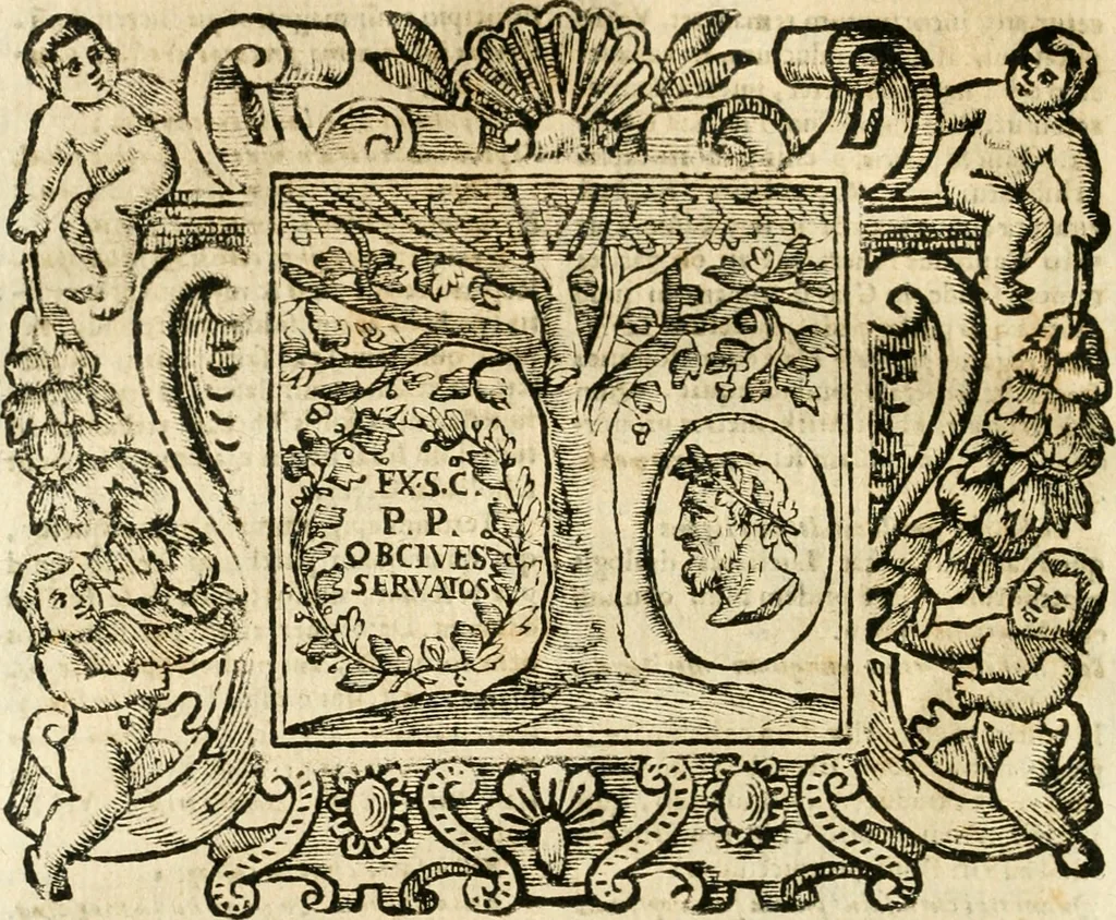 An illustration from Emblemata, 1661, leaf 935