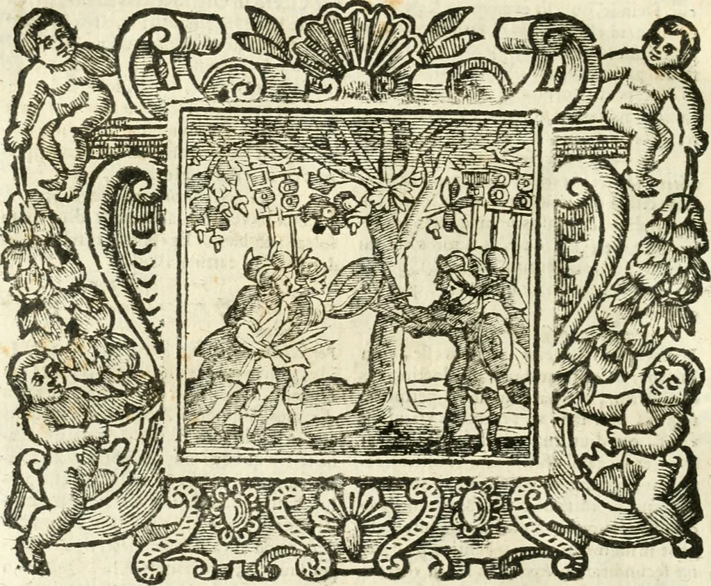 An illustration from Emblemata, 1661, leaf 951