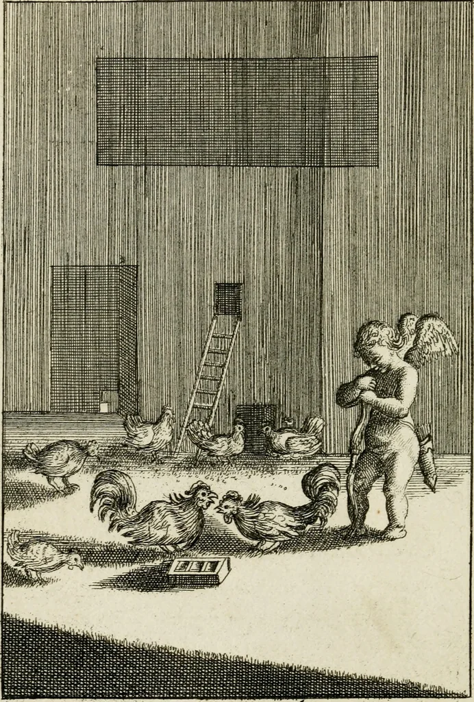 An illustration from Emblemata amatoria = Emblems of love = Embleme d'amore = Emblemes d'amour : in four languages, dedicated to the ladys, 1683, leaf 55
