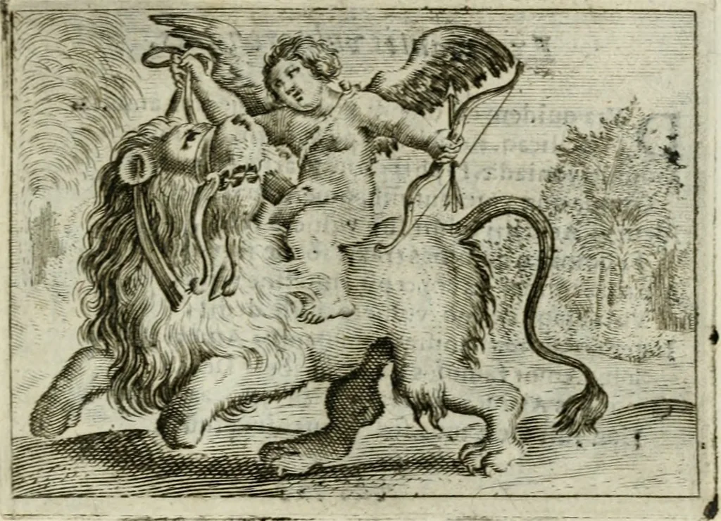 An illustration from Emblemata amatoria Georgii Camerarii, 1627, leaf 102