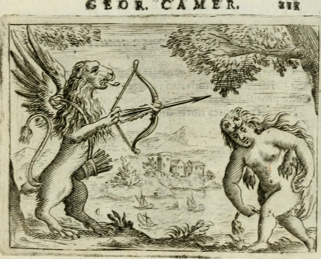An illustration from Emblemata amatoria Georgii Camerarii, 1627, leaf 114