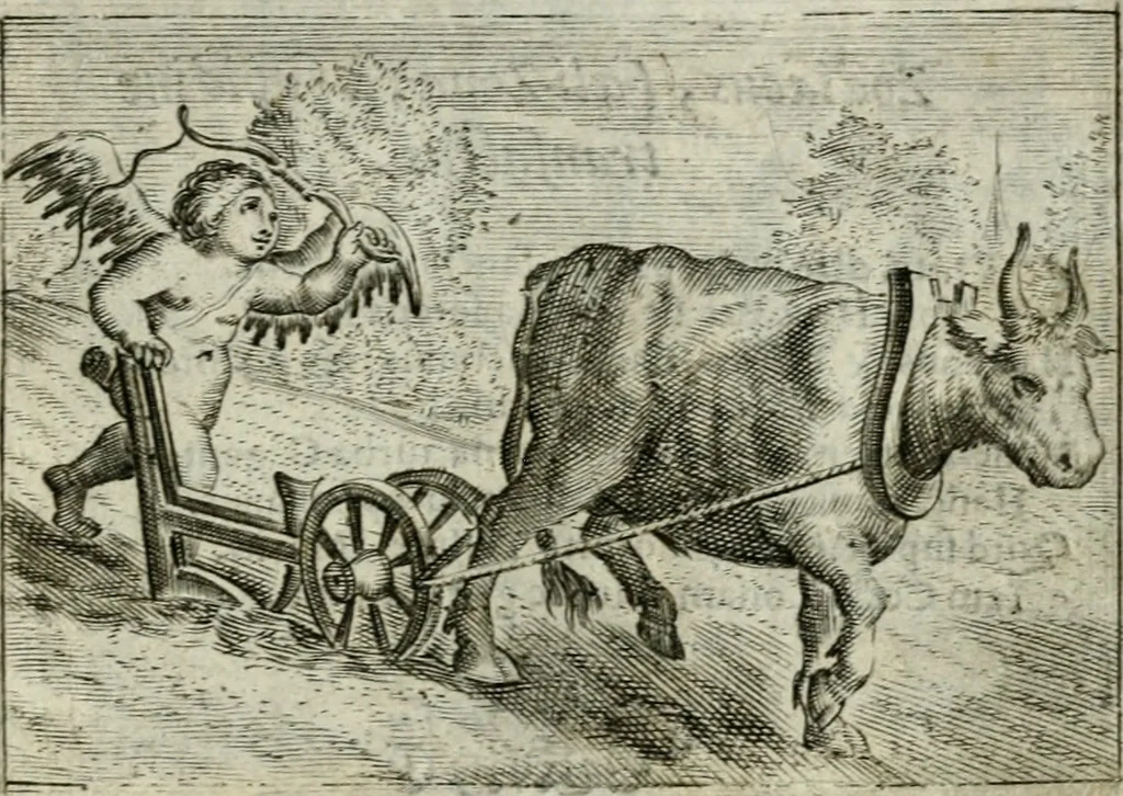 An illustration from Emblemata amatoria Georgii Camerarii, 1627, leaf 126