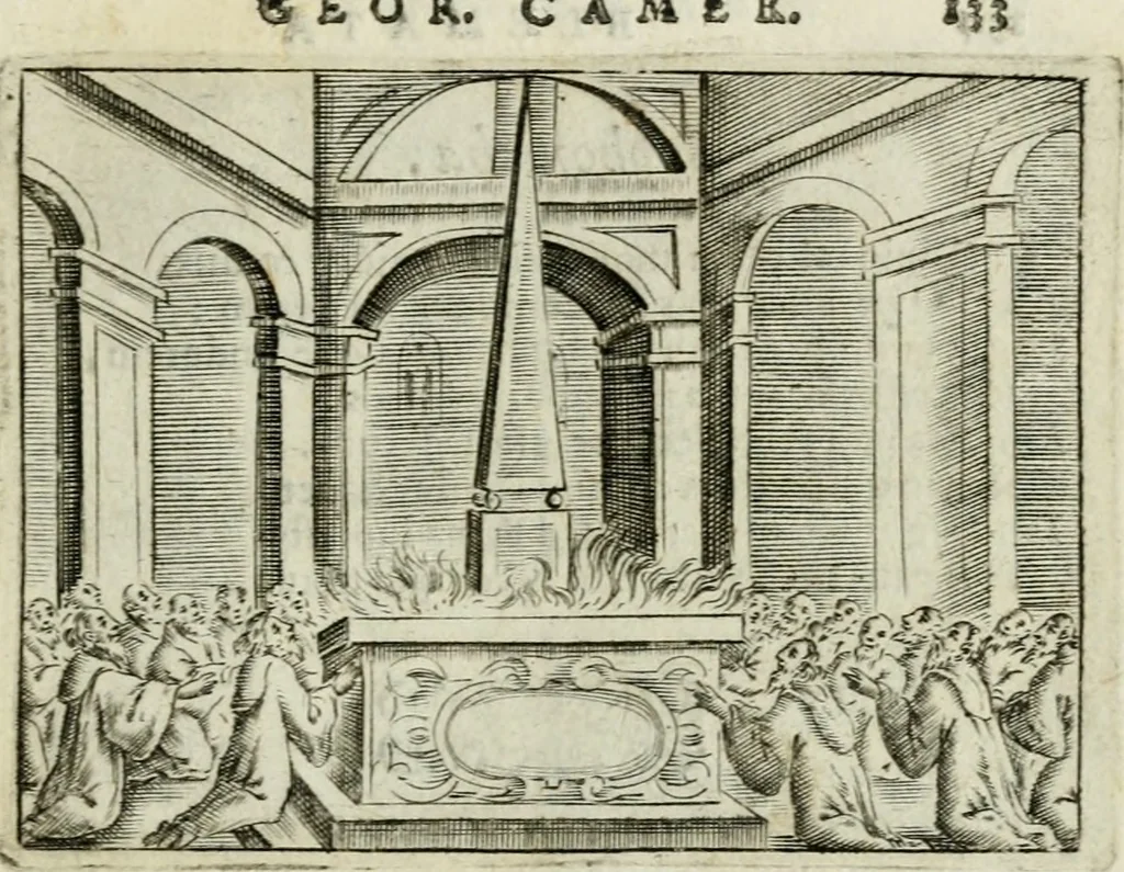 An illustration from Emblemata amatoria Georgii Camerarii, 1627, leaf 136