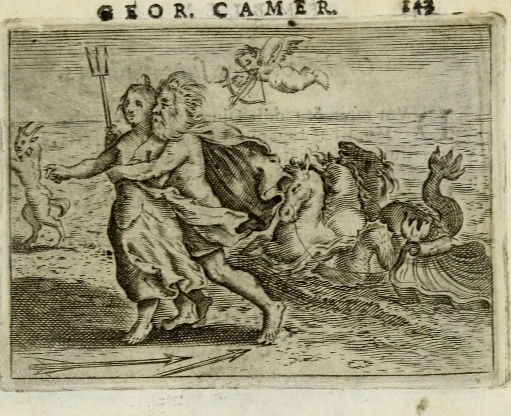 An illustration from Emblemata amatoria Georgii Camerarii, 1627, leaf 146