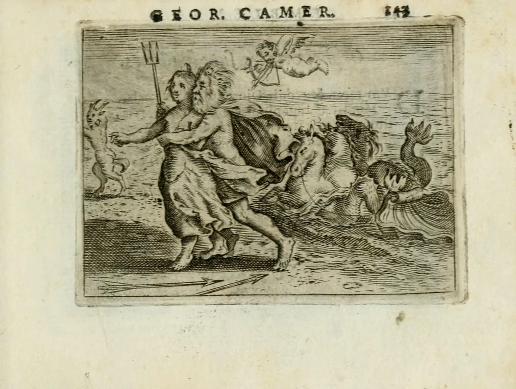 An illustration from Emblemata amatoria Georgii Camerarii, 1627, leaf 147