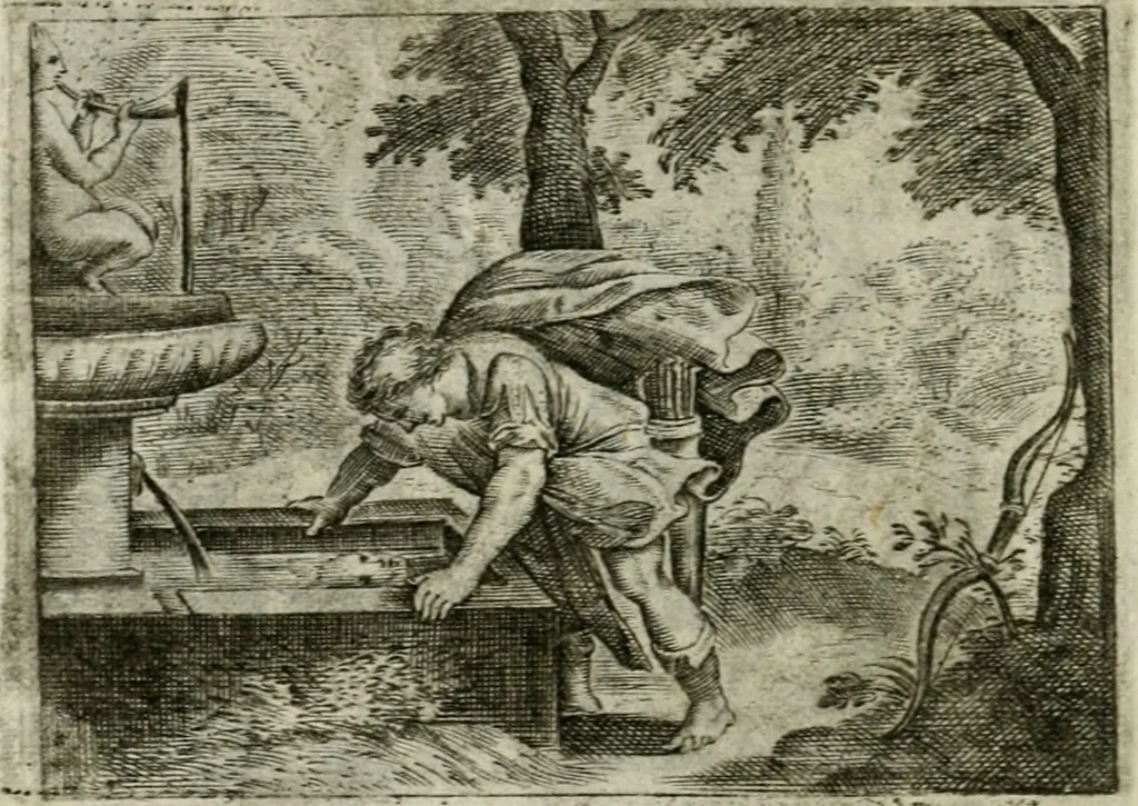 An illustration from Emblemata amatoria Georgii Camerarii, 1627, leaf 163
