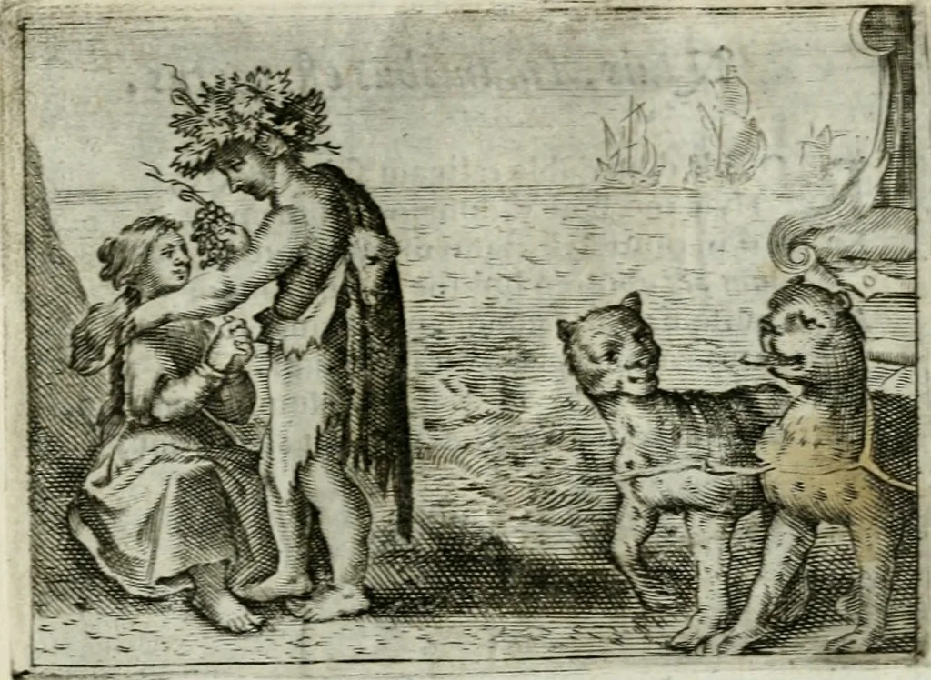 An illustration from Emblemata amatoria Georgii Camerarii, 1627, leaf 24