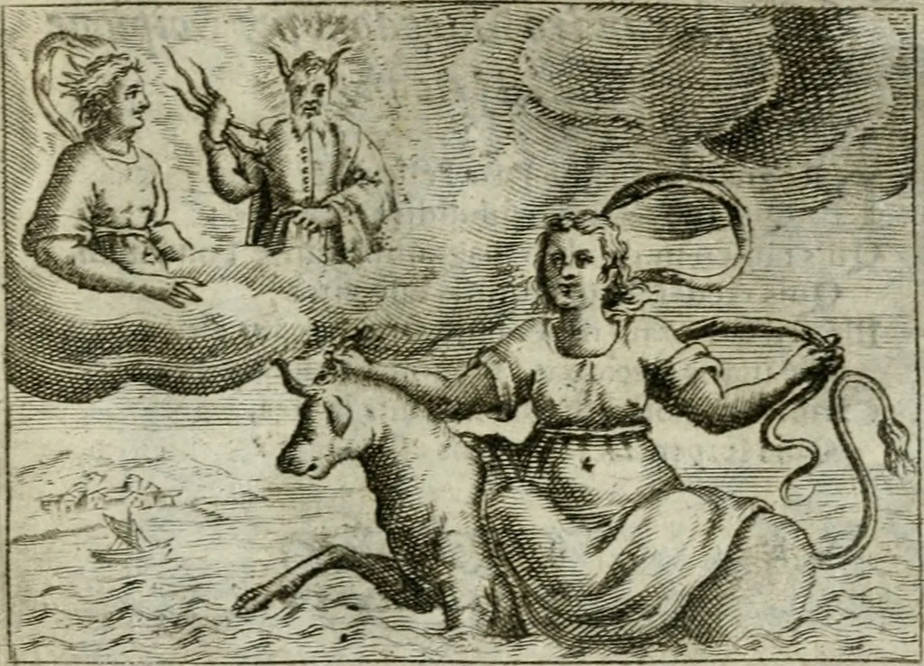 An illustration from Emblemata amatoria Georgii Camerarii, 1627, leaf 34