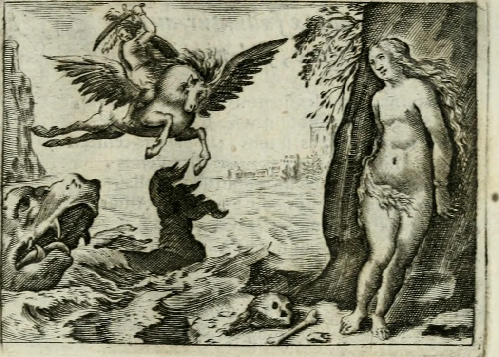 An illustration from Emblemata amatoria Georgii Camerarii, 1627, leaf 40