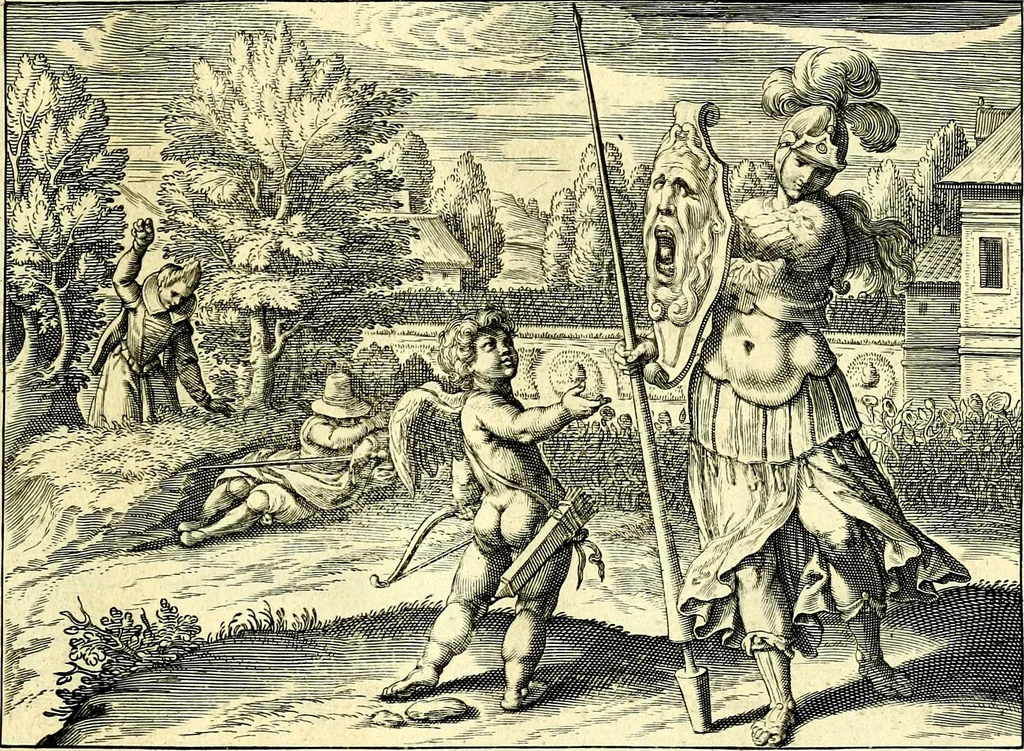 An illustration from Emblemata amatoria. Afbeeldinghen van minne. Emblemes d'amovr, 1618, leaf 18