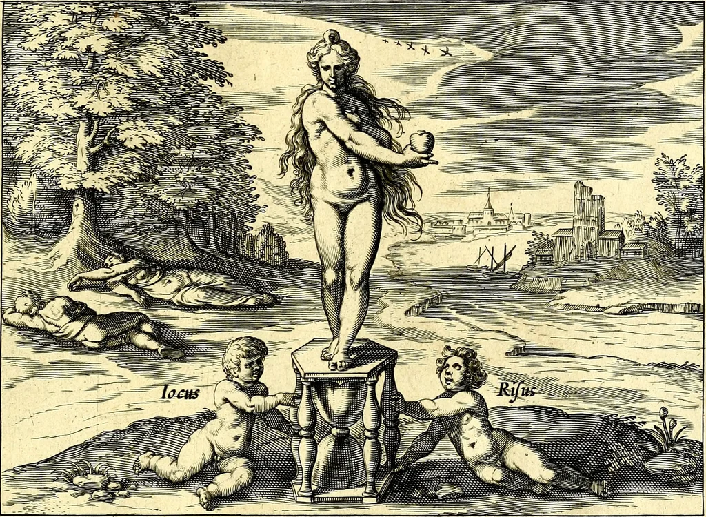 An illustration from Emblemata amatoria. Afbeeldinghen van minne. Emblemes d'amovr, 1618, leaf 72