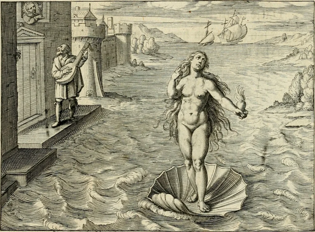 An illustration from Emblemata amatoria = Afbeeldinghen van minne = Emblemes d'amour, 1618, leaf 16