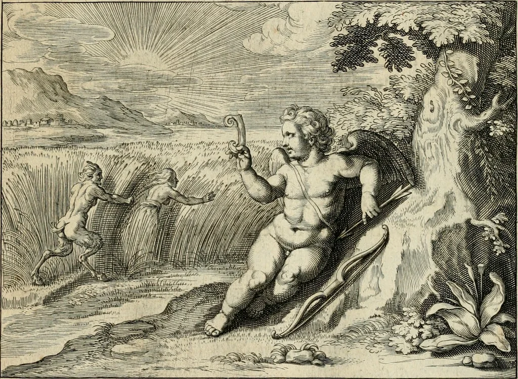 An illustration from Emblemata amatoria = Afbeeldinghen van minne = Emblemes d'amour, 1618, leaf 60