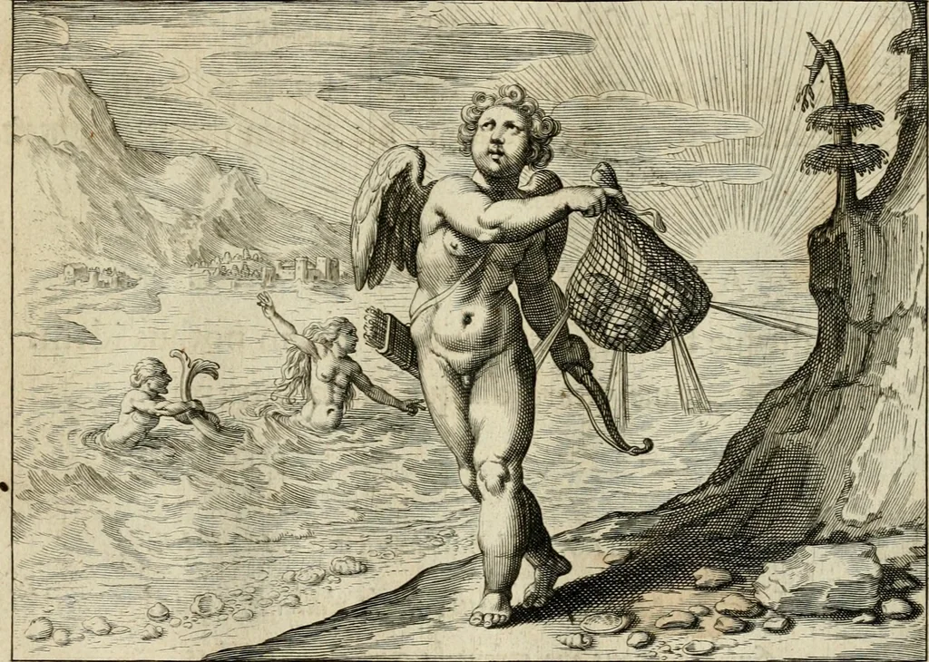 An illustration from Emblemata amatoria = Afbeeldinghen van minne = Emblemes d'amour, 1618, leaf 64