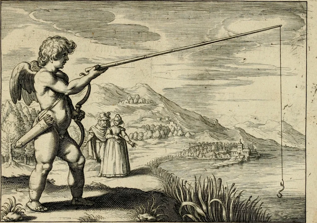 An illustration from Emblemata amatoria = Afbeeldinghen van minne = Emblemes d'amour, 1618, leaf 72