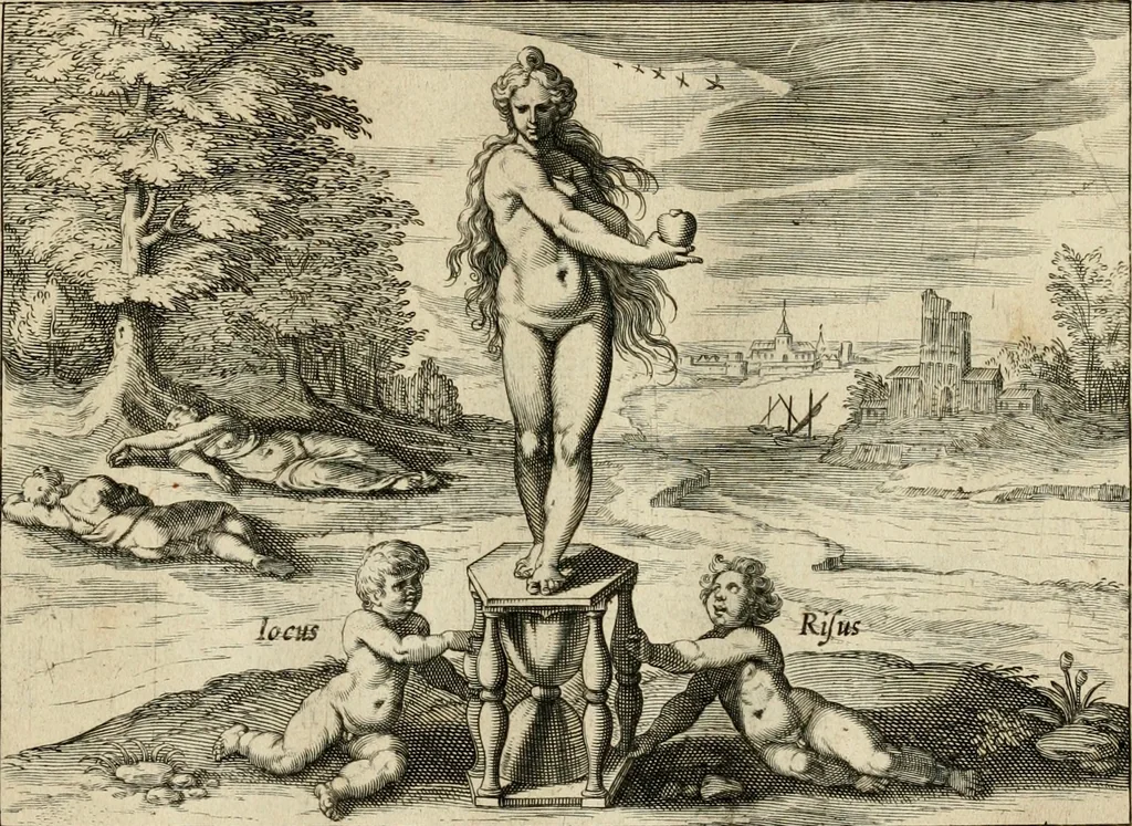 An illustration from Emblemata amatoria = Afbeeldinghen van minne = Emblemes d'amour, 1618, leaf 74