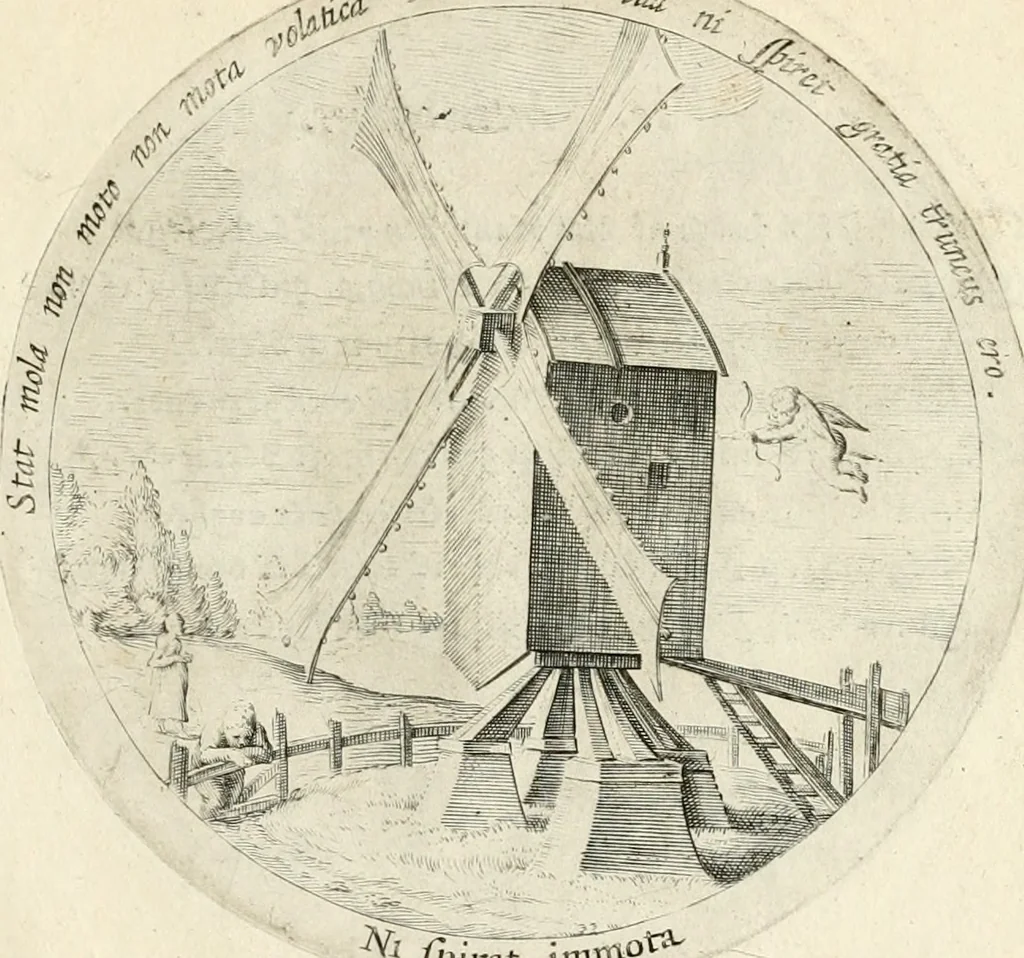 An illustration from Emblemata amatoria, iam demum emendata, 1608, leaf 34