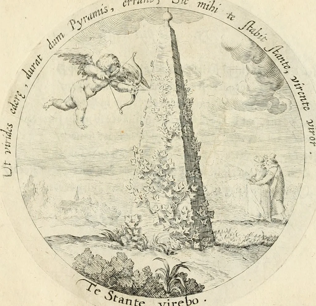 An illustration from Emblemata amatoria, iam demum emendata, 1608, leaf 44