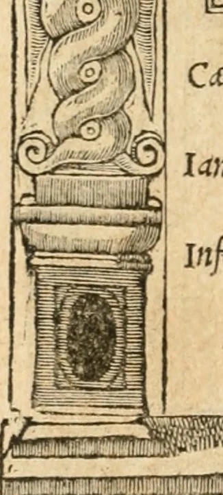 An illustration from Emblemata Andreae Alciati, iurisconsulti clarissimi, 1548, leaf 101