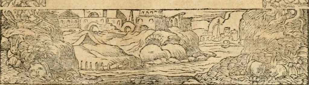 An illustration from Emblemata Andreae Alciati, iurisconsulti clarissimi, 1548, leaf 102