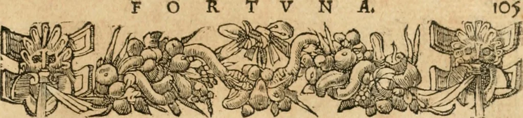 An illustration from Emblemata Andreae Alciati, iurisconsulti clarissimi, 1548, leaf 108