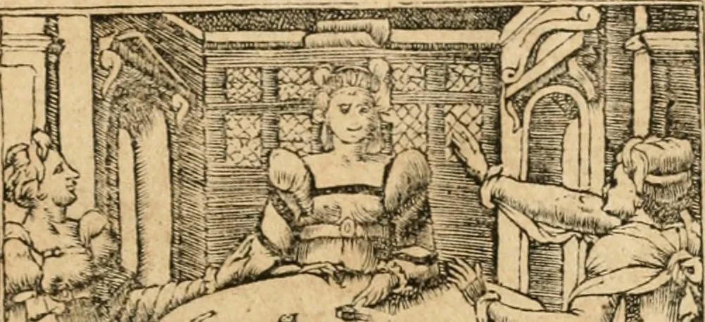 An illustration from Emblemata Andreae Alciati, iurisconsulti clarissimi, 1548, leaf 108