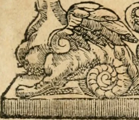 An illustration from Emblemata Andreae Alciati, iurisconsulti clarissimi, 1548, leaf 112