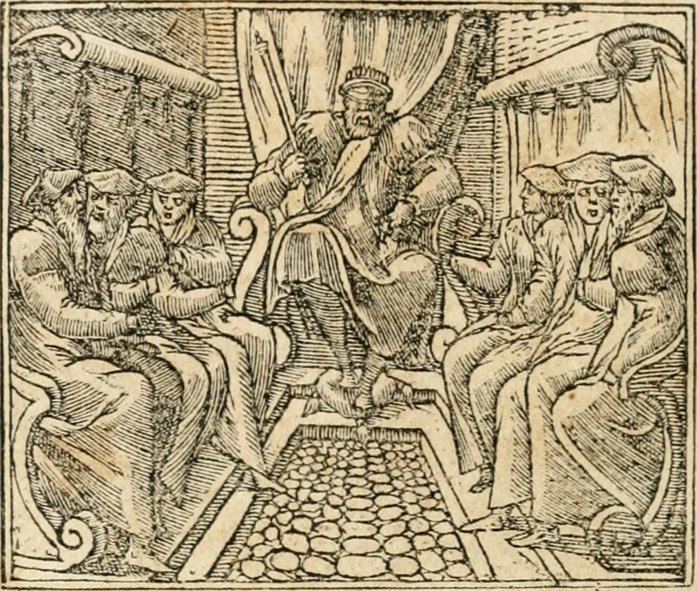 An illustration from Emblemata Andreae Alciati, iurisconsulti clarissimi, 1548, leaf 119
