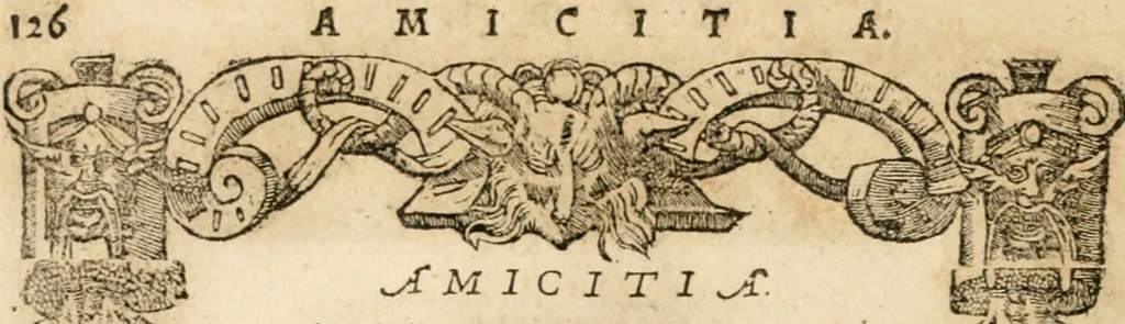 An illustration from Emblemata Andreae Alciati, iurisconsulti clarissimi, 1548, leaf 129