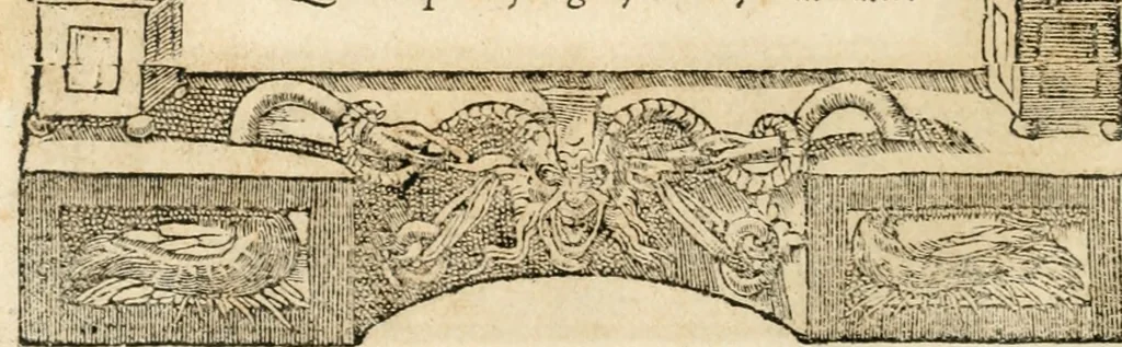 An illustration from Emblemata Andreae Alciati, iurisconsulti clarissimi, 1548, leaf 129