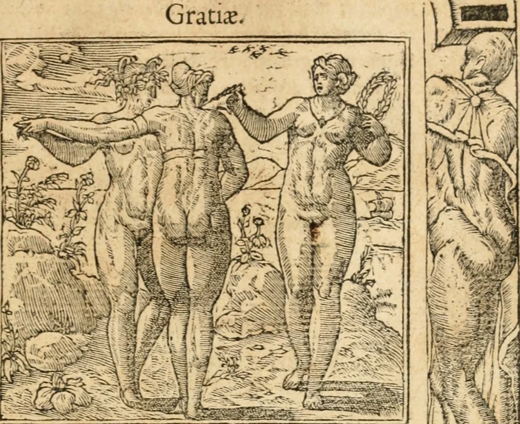 An illustration from Emblemata Andreae Alciati, iurisconsulti clarissimi, 1548, leaf 132
