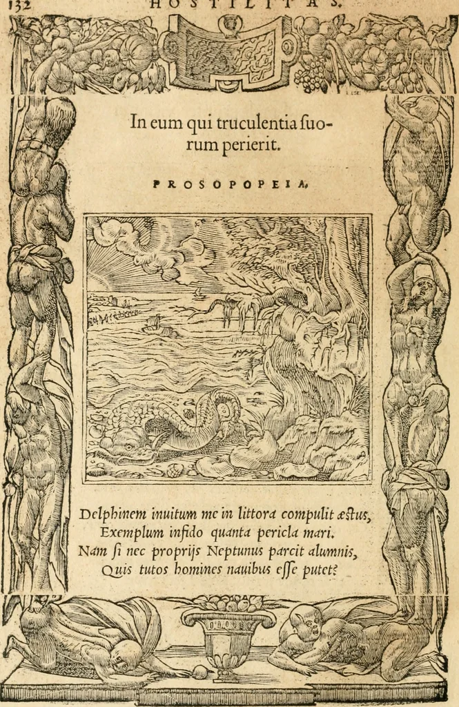 An illustration from Emblemata Andreae Alciati, iurisconsulti clarissimi, 1548, leaf 135