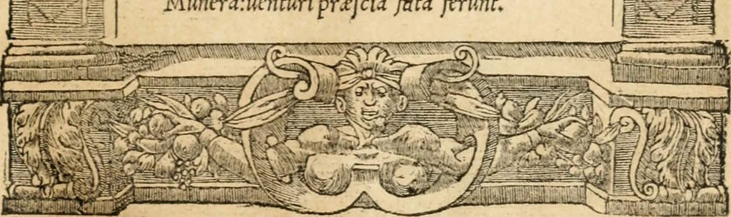 An illustration from Emblemata Andreae Alciati, iurisconsulti clarissimi, 1548, leaf 136