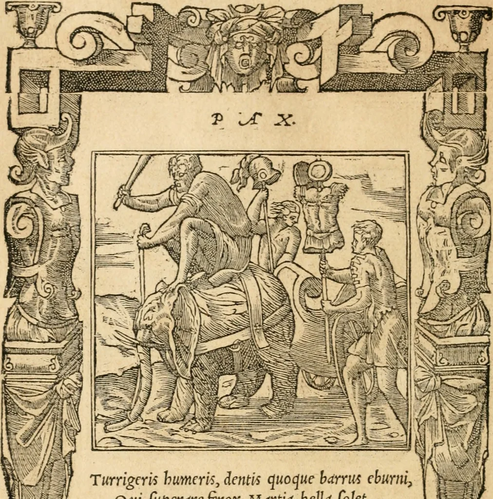 An illustration from Emblemata Andreae Alciati, iurisconsulti clarissimi, 1548, leaf 143