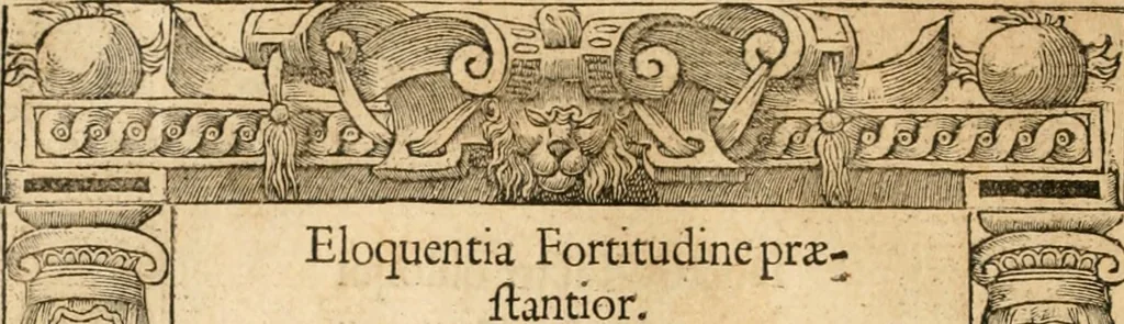 An illustration from Emblemata Andreae Alciati, iurisconsulti clarissimi, 1548, leaf 147