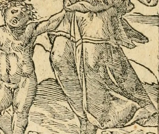 An illustration from Emblemata Andreae Alciati, iurisconsulti clarissimi, 1548, leaf 15
