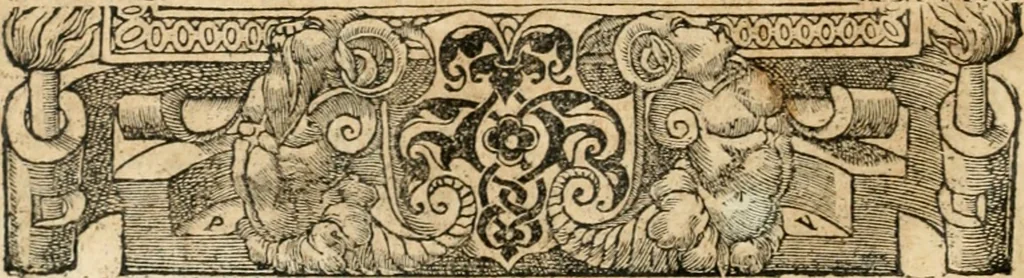An illustration from Emblemata Andreae Alciati, iurisconsulti clarissimi, 1548, leaf 23