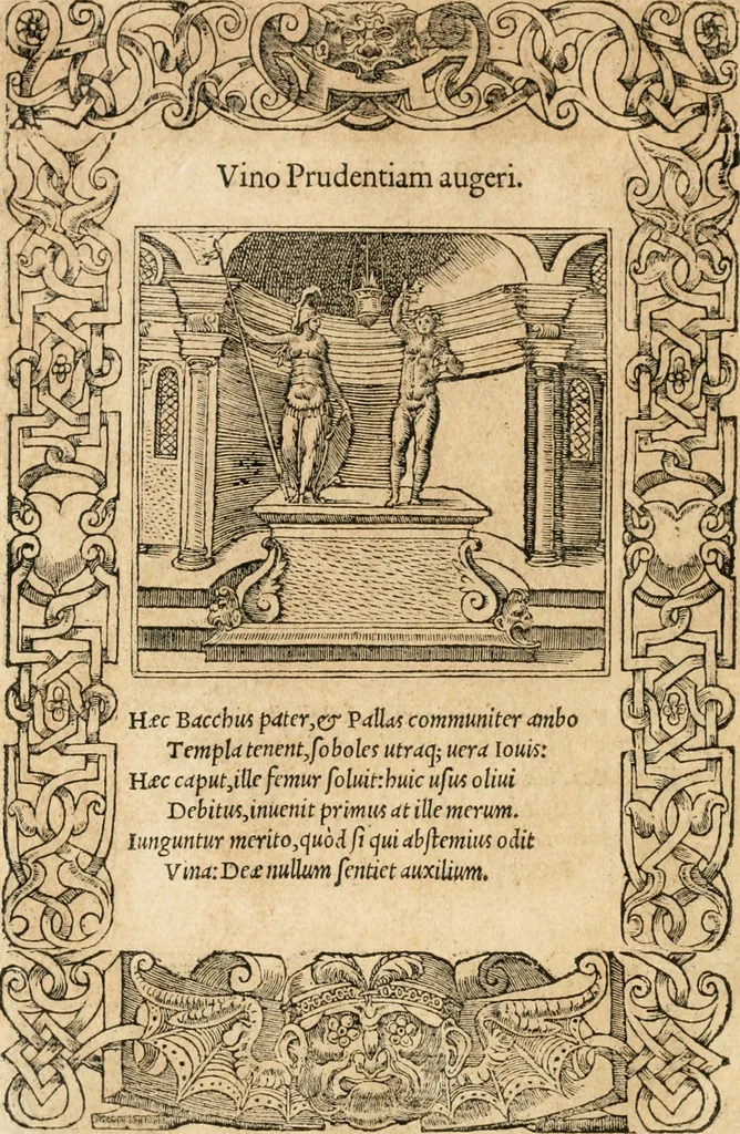 An illustration from Emblemata Andreae Alciati, iurisconsulti clarissimi, 1548, leaf 29